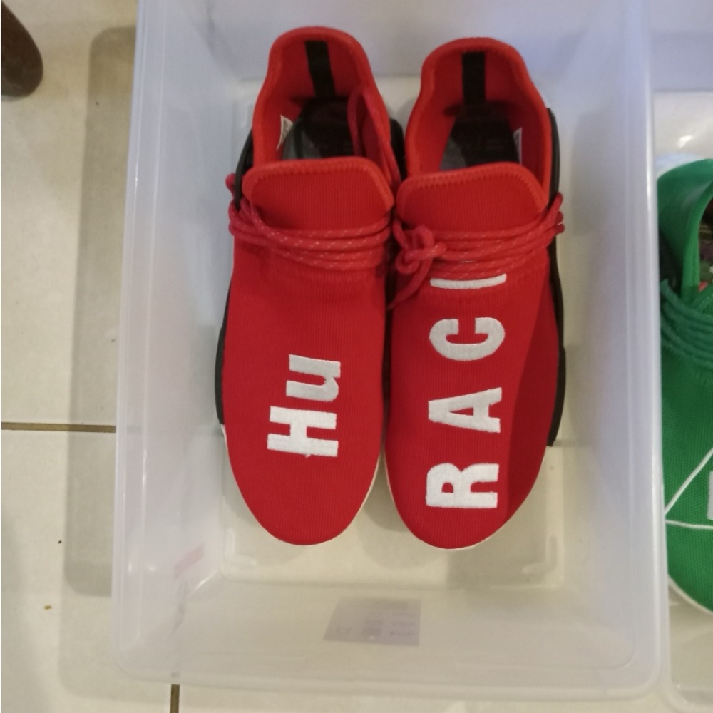 Adidas Human Race NMD Pharrell Williams red mens  sneakers